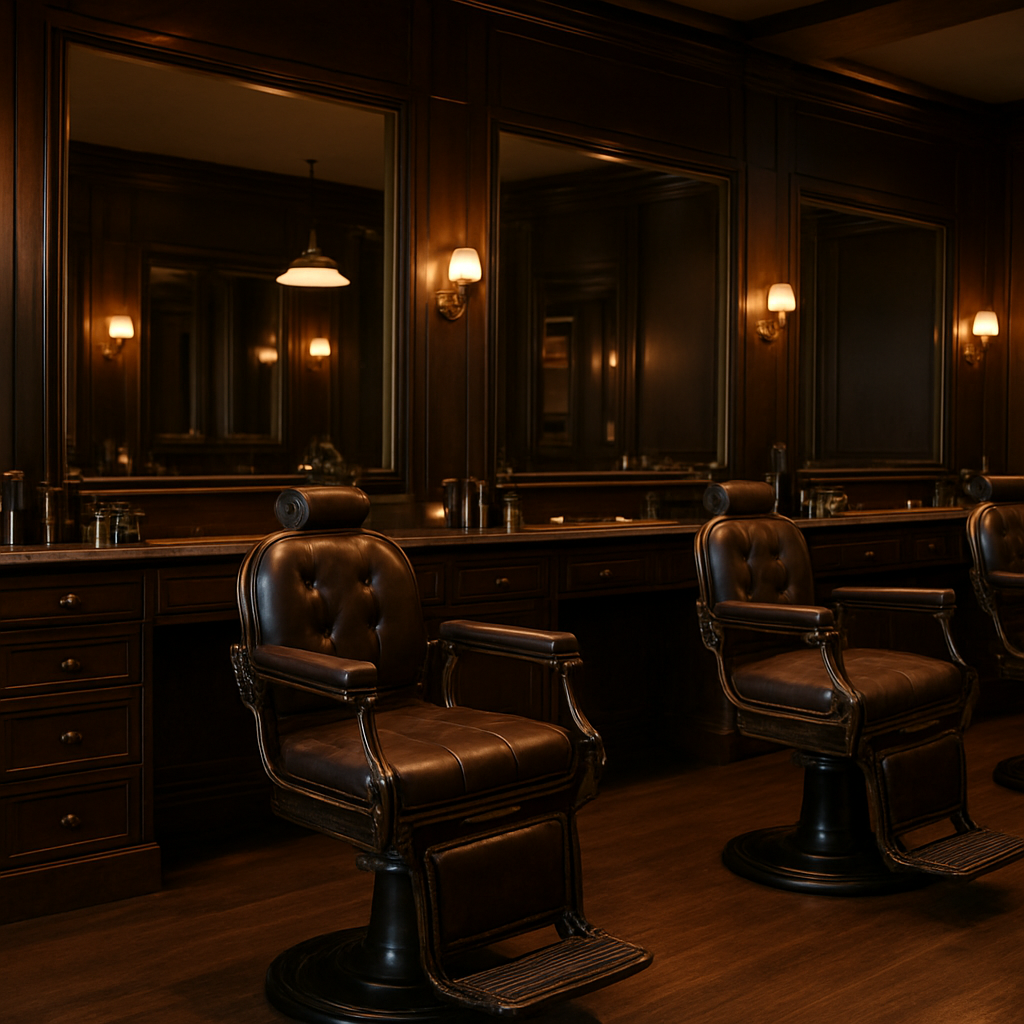 Interior de The Barber Club